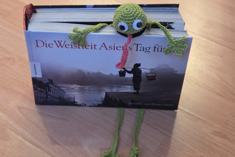 Lesezeichen Frosch
