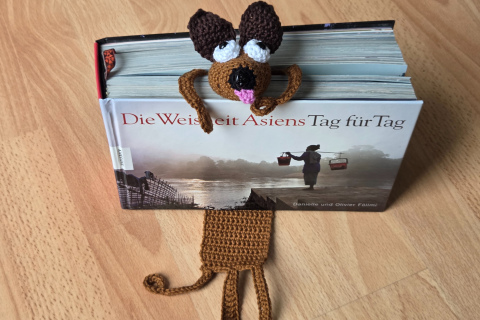 Buchzeichen Hund