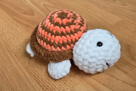 Schildkröte braun, lachs