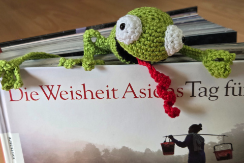 Buchzeichen Frosch
