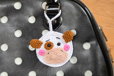 Taschen-Anhänger Kuh