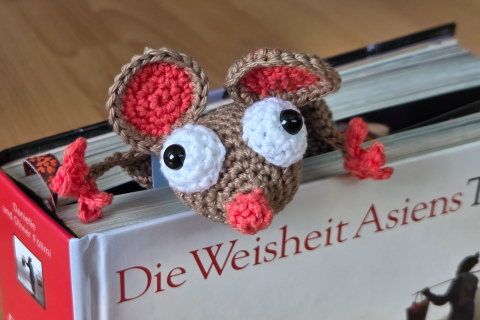 Buchzeichen Maus