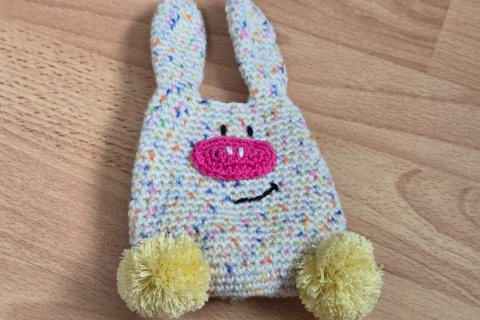 Knisterhase ecru melliert