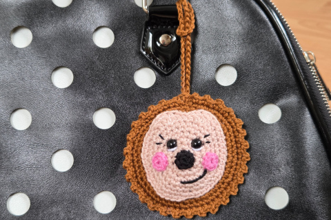 Taschen-Anhänger Igel