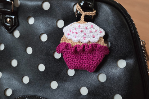 Taschenanhänger Cupcake