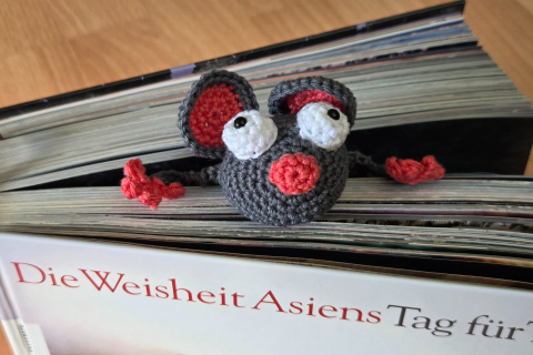 Buchzeichen Maus