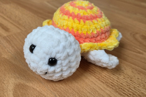 Schildkrötli gelb, lachs